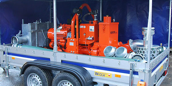 Dostawa przewoźnej pompy do ścieków 470m3/godz. dla ZWIK Dostawa przewoźnej pompy do ścieków 470m3/godz. dla ZWIK