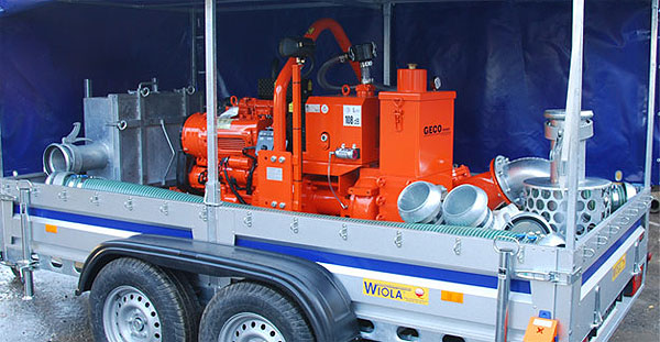 Dostawa przewoźnej pompy do ścieków 470m3/godz. dla ZWIK